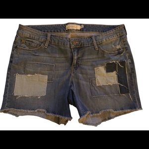 Torrid “Patched Up” Denim Shorts